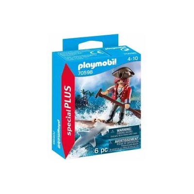 PLAYMOBIL Комплект Playmobil, Пират със сал, 2970598