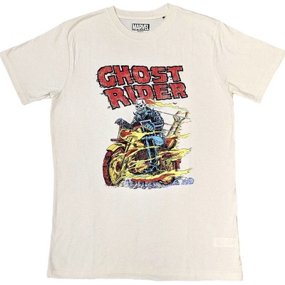 Marvel tričko Ghost Rider Bike natural