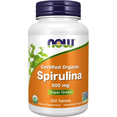 Now Foods Spirulina 500 mg 200 tabliet