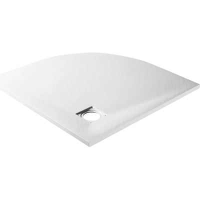 vidaXL Поддушово корито, SMC, бяло, 90x90 см (146526)