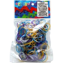 RAINBOW LOOM Original gumičky 300 kusov metalízový mix