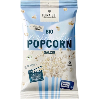Heimatgut Popcorn do mikrovlnné trouby slaný 90 g