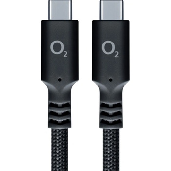 O2 198626 USB-C x C, 1,2m, černý