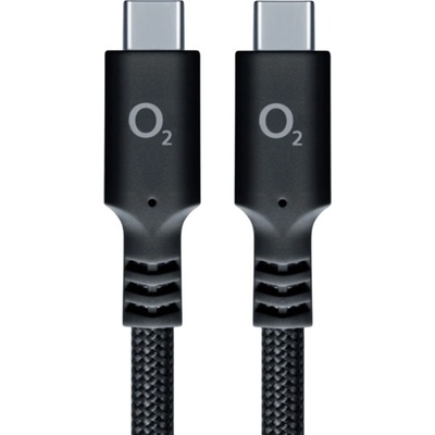O2 198626 USB-C x C, 1,2m, černý