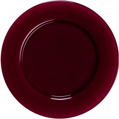 Love Plates Barevný skleněný talíř Aubergine 52 - 25 cm