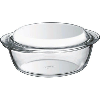 Pyrex hrnec s poklicí varné sklo 16 cm