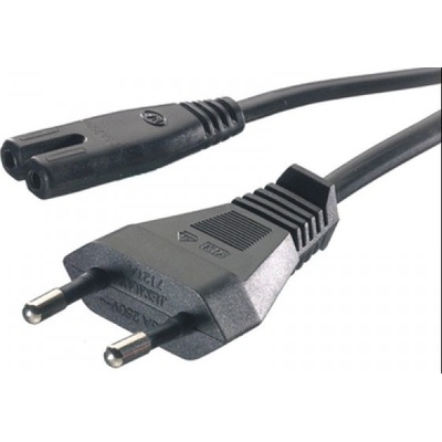 Vivanco Захранващ кабел Vivanco - Europlug/2pin IEC320 C7, 1.25m, черен (19833)