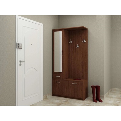 DST Портманто с огледало Prestige-dst, венге