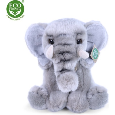 Rappa - Плюшено Слонче, седящо, 27 см. , серия Еко приятели