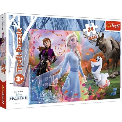 Trefl MAXI DISNEY FROZEN 2 PŘI HLEDÁNÍ DOBRODRUŽSTVÍ 24 dílků