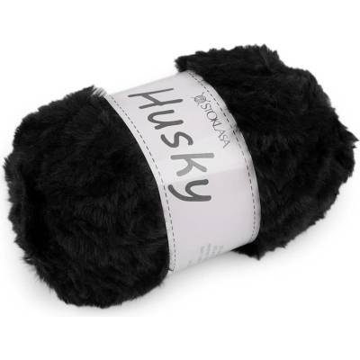 Pletací příze Husky 100 g Varianta: 13 černá, Balení: 1 ks 57858/147369/269184