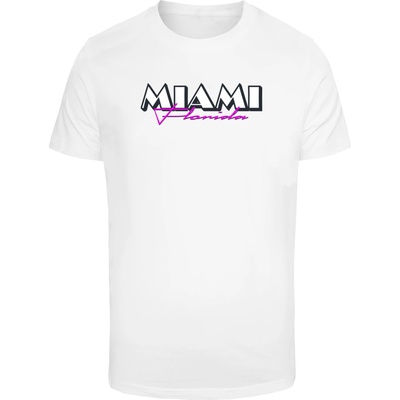 Mister Tee Тениска Miami Florida Tee white XXLUB-MT3216-00220 - Тъмносив, размер XL