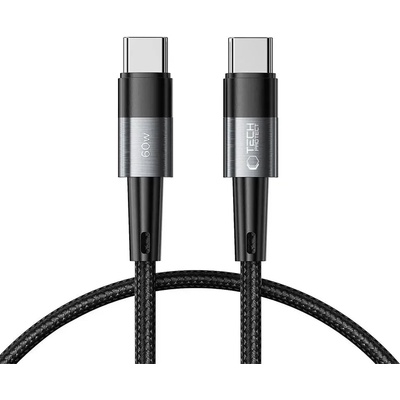 Tech-Protect Кабел Tech-Protect UltraBoost, USB-C към USB-C, PD, 60W, 3A, 0.25m, сив (9490713933923)
