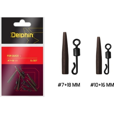 Delphin Rychlovýměnný obratlík s převlekem FDR Quick Set S vel.10+16mm 5ks – Zbozi.Blesk.cz