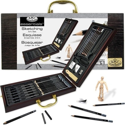 Royal & Langnickel Skicovací set v kufříku essentials 41 dílný