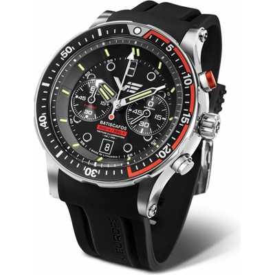 Vostok Europe 6S21/511A771 Černý silikonový řemínek