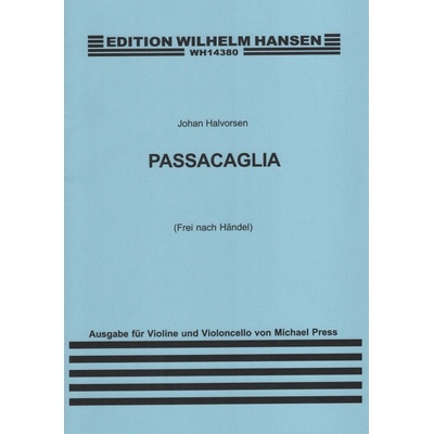 Halvorsen/Händel: PASSACAGLIA / housle a violoncello