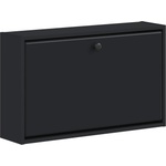 vidaXL Стенно шкафче за обувки BREDA 71 x 17 x 43 см Черно (897506)