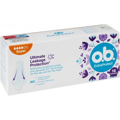 O.B. Tampóny ExtraProtect Super 16 ks – Zboží Dáma