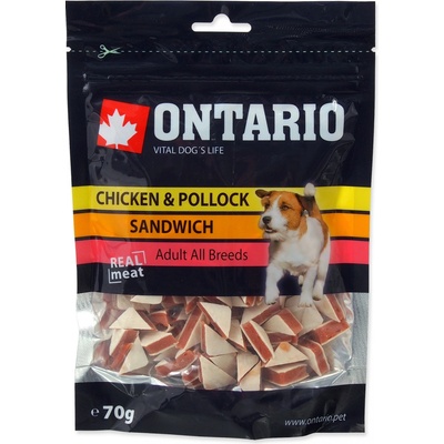 Ontario snack dog Chicken Jerky Sandwich 70 g