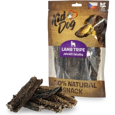 KIDDOG 100% Natural Snack jahňací žalúdok 12 cm 100 g
