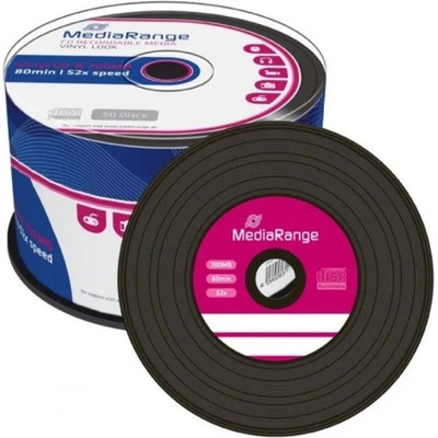 MediaRange CD-R Vinil 700Mb. 50 броя в шпиндел (4260283111435)