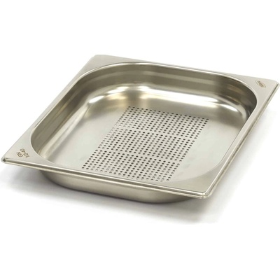Maxima Gastronádoba 1/2 GN - perforovaná - hĺbka 4 cm - 32,5 x 26,5 cm - nerezová oceľ