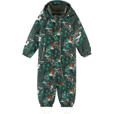 REIMA dětský zimní overal s membránou Puhuri Thyme Green