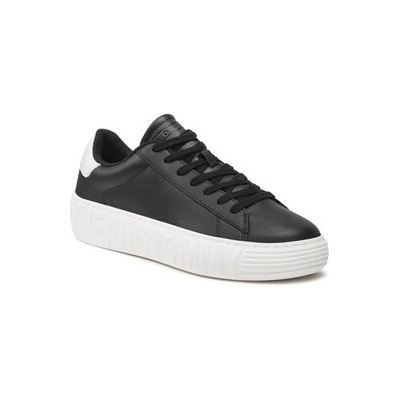 Tommy Jeans Сникърси Leather Outsole EM0EM01159 Черен (Leather Outsole EM0EM01159)