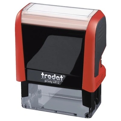 TRODAT Печат TRODAT Printy 4.0 4912 огнен червен корпус черен тампон 4912P/F (4912-PS-FK)