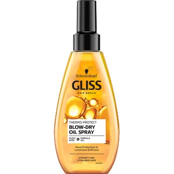 Schwarzkopf Gliss Thermo-Protect Масло за коса за топлинна защита при сушене със сешоар 150 мл (GLT-668)