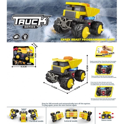 Wiky Vehicles Auto sklápač s efektmi 155 cm