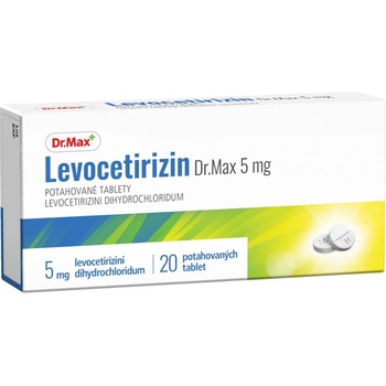 LEVOCETIRIZIN DR.MAX POR 5MG TBL FLM 20