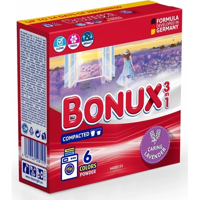 Bonux Color Pure Magnolia 3v1 prací prášek na barevné prádlo 6 PD 390 g