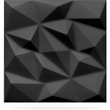 Deccart Ametyst Diamond geometrické 3D pěnové Black 20m²