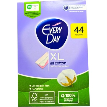 EVERY DAY ежедневни дамски превръзки, XL All cotton, 44 броя