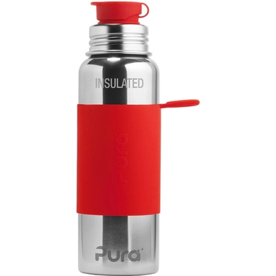 Pura termofľaša so športovým uzáverom 650 ml červená