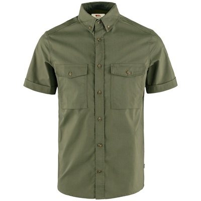 Fjällräven Övik Air Stretch SS Shirt M Размер: L / Цвят: зелен