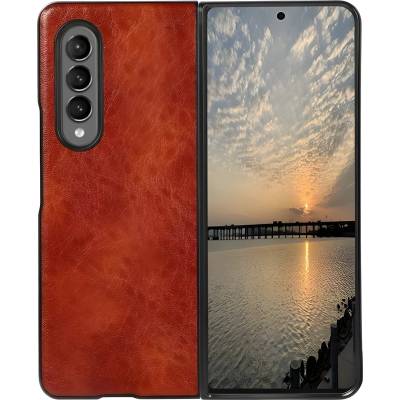 Beline Кожен защитен калъф Beline за Samsung Galaxy Z Fold 3 - Кафява KP22756