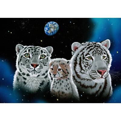 Grafika - Puzzle Schimmel: Gentle Family - 1 500 piese