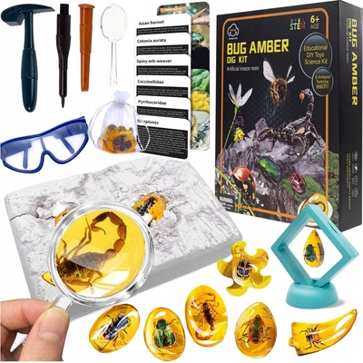 Creative Corner Archeologické vykopávky Hmyz v jantaru
