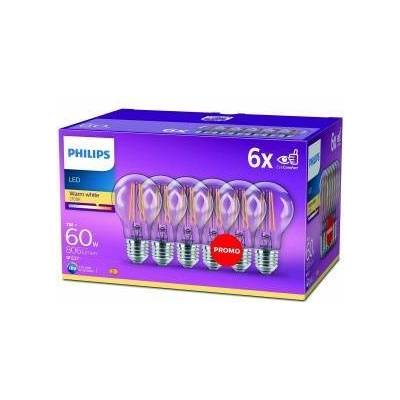 Philips LED крушка Philips Bombilla Прозрачен E 60 W (2700k)