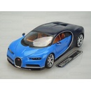 Sběratelské modely Bburago Plus Bugatti Chiron modrá 1:18