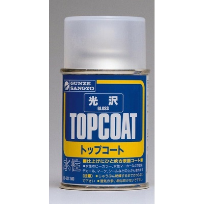 Mr. Hobby Gunze Sangyo Gunze Mr. Top Coat Gloss Spray 86 ml