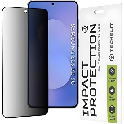 Techsuit защитно пълно покриващо стъкло 111D за Samsung Galaxy S25 FE - Черен KP38501 (38501)