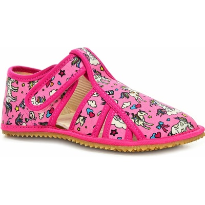 Beda Crazy Unicorn BFN-170020/W/BR Barefoot papuče