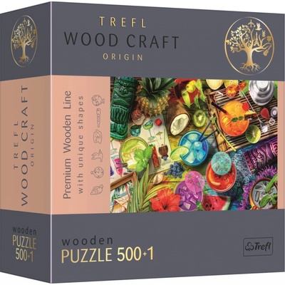 TREFL Wood Craft Origin Barevné koktejly 501 dielov