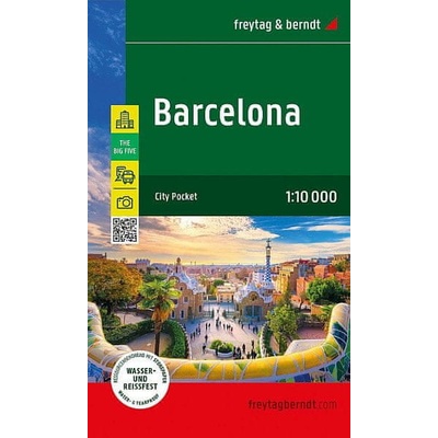 Barcelona 1:10 000 / mapa města - freytag&berndt