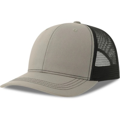 Atlantis Headwear Sonic-S Trucker 6 panelová COT-33025931399 Šedá/černá