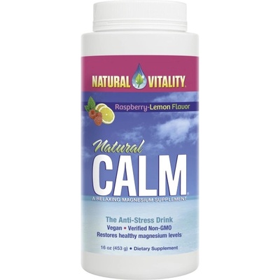 Natural Vitality Natural Calm | with Magnesium Carbonate [453 грама] Малина Лимон